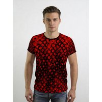 Herren T Shirt HEXAGON ZINNOBER – günstig kaufen