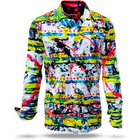 Herrenhemden Langarm DREI LEBENSWEGE – GERMENS artfashion – 100 % Baumwolle - Größe M