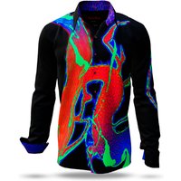 Button down Hemd STACHELHAUT NEON – GERMENS artfashion – 100 % Baumwolle - Größe L