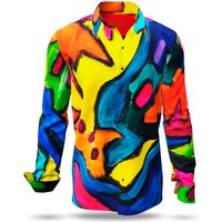 Herren Hemden Langarm VIAGGI COLORI – GERMENS artfashion – 100 % Baumwolle - Größe XL