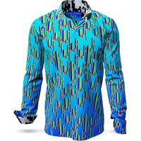 Hemd Herren STALACNITE BLUE – GERMENS artfashion – 100 % Baumwolle - Größe 6XL