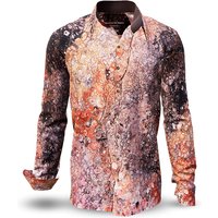 Herrenhemden Langarm VERSTEINERTER WALD CHEMNITZ 2 – GERMENS artfashion – 100 % Baumwolle - Größe L
