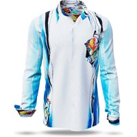 Button down Hemd TIKITIKI – GERMENS artfashion – 100 % Baumwolle - Größe XL
