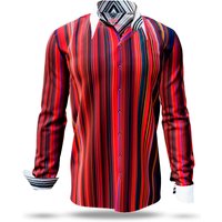 Hemd Herren ALPHA CENTAURI RED – GERMENS artfashion – 100 % Baumwolle - Größe L