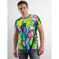 Herren T Shirt FIORE ASTRATTA