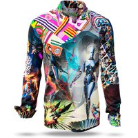 Herren Hemden Langarm CYBER ODYSSEY – GERMENS artfashion – 100 % Baumwolle - Größe 3XL