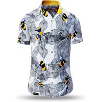 Herrenhemd Kurzarm BEENIUS – GERMENS artfashion – 100 % Baumwolle - Größe L