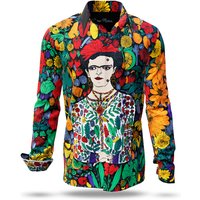 Hemd Herren BLUMEN MEXICOS – GERMENS artfashion – 100 % Baumwolle - Größe XL