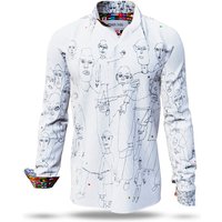 Hemden für Männer ARTIKEL 3GG – GERMENS artfashion – 100 % Baumwolle - Größe L