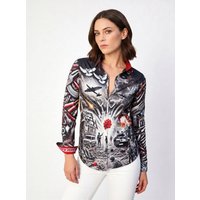 Hemd Bluse Damen STOP NOW! - GERMENS artfashion - 100 % Baumwolle - Größe M