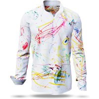 Hemd Herren RINGELKRINGEL AM TAG – GERMENS artfashion – 100 % Baumwolle - Größe L