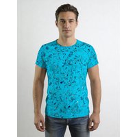 Tshirts Herren GRAVUR BLUE – GERMENS artfashion – 100 % Baumwolle - Größe 3XL – günstig kaufen