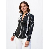 Sommerblusen Damen LEBENSADER KAVIAR - GERMENS artfashion - 100 % Baumwolle - Größe S