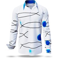 Button down Hemd ALLES THEATER – GERMENS artfashion – 100 % Baumwolle - Größe 3XL