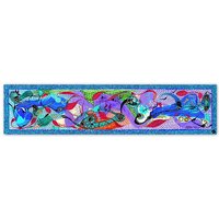 TOPINAMPUR COLD - Blauer Seidenschal - GERMENS
