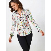 Bluse Damen FRISKY - GERMENS artfashion - 100 % Baumwolle - Größe XS