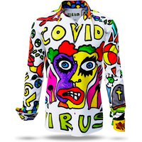 Hemden für Männer VIRUS – GERMENS artfashion – 100 % Baumwolle - Größe 3XL