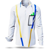 Herren Hemden HAPPY BUSINESS – GERMENS artfashion – 100 % Baumwolle - Größe L