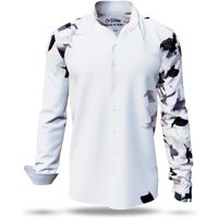 Herren Hemden EIN FLAMINGO IN EINER WOLKE AUS TAUBEN – GERMENS artfashion – 100 % Baumwolle - Größe L