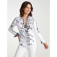 Blusen Damen DENADA WHITE - GERMENS artfashion - Größe L