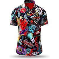 Kurzarmhemd Herren Sommer MAMBO – GERMENS artfashion – 100 % Baumwolle - Größe 3XL