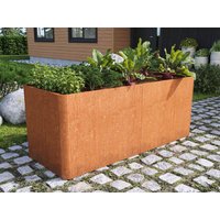 Hochbeet aus Cortenstahl 200x80x80 cm, Matgerialstärke 2 mm, Edelrost Hochbeet, Hochbeet Bausatz, Hochbeet Metall, Hochbeet Stahl Hochbeet aus Cortenstahl 200x80x80 cm, Matgerialstärke 2 mm, Edelrost Hochbeet, Hochbeet Bausatz, Hochbeet Metall, Hochbeet Stahl
