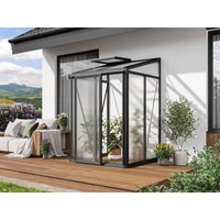 Gewächshaus FLORA 22, BxT: 137 x 132 cm, Anlehngewächshaus mit 16 mm Doppelstegplatten, 1 Fenster, Einfachtür, Gewächshaus Aluminium, Tomatenhaus, Gartenhaus, Treibhaus, gewächshaus günstig, Glashaus Gewächshaus FLORA 22, BxT: 137 x 132 cm, Anlehngewächshaus mit 16 mm Doppelstegplatten, 1 Fenster, Einfachtür, Gewächshaus Aluminium, Tomatenhaus, Gartenhaus, Treibhaus, gewächshaus günstig, Glashaus