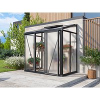 Gewächshaus FLORA 23, BxT: 199 x 132 cm, Anlehngewächshaus mit 16 mm Doppelstegplatten, 1 Fenster, Einfachtür, Gewächshaus Aluminium, Tomatenhaus, Gartenhaus, Treibhaus, gewächshaus günstig, Glashaus Gewächshaus FLORA 23, BxT: 199 x 132 cm, Anlehngewächshaus mit 16 mm Doppelstegplatten, 1 Fenster, Einfachtür, Gewächshaus Aluminium, Tomatenhaus, Gartenhaus, Treibhaus, gewächshaus günstig, Glashaus