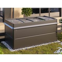 Hochtbeet aus Stahl 200x100x77 cm, mit Frühbeet erhältlich, Hochbeet Bausatz, Hochbeet Metall, Hochbeet selber bauen Hochtbeet aus Stahl 200x100x77 cm, mit Frühbeet erhältlich, Hochbeet Bausatz, Hochbeet Metall, Hochbeet selber bauen