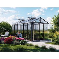 Gewächshaus DIAMAS 235×460 cm, 16 mm, 4 Fenster, Einfachtür, Gewächshaus Aluminium, Tomatenhaus, Gartenhaus, Treibhaus, gewächshaus günstig, Glashaus Gewächshaus DIAMAS 235×460 cm, 16 mm, 4 Fenster, Einfachtür, Gewächshaus Aluminium, Tomatenhaus, Gartenhaus, Treibhaus, gewächshaus günstig, Glashaus