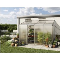 Anlehngewächshaus 299×148 cm, 10 mm, Gewächshaus, Anbaugewächshaus, tomatengewächshaus, tomatenhaus Anlehngewächshaus 299×148 cm, 10 mm, Gewächshaus, Anbaugewächshaus, tomatengewächshaus, tomatenhaus