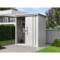 Metallgerätehaus 187x116cm, Türhöhe: 190 cm, 300 kg/m2 Dachbelastbarkeit, Gartenhaus Metall, Geräteschuppen, Gartenschrank, Gerätehaus Metall Metallgerätehaus 187x116cm, Türhöhe: 190 cm, 300 kg/m2 Dachbelastbarkeit, Gartenhaus Metall, Geräteschuppen, Gartenschrank, Gerätehaus Metall