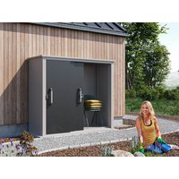 Geräteschrank 217×85 cm, 200 kg/m² Dachlast, der perfekte Stauraum für Gartengeräte, Werkzeug & mehr. Geräteschrank 217×85 cm, 200 kg/m² Dachlast, der perfekte Stauraum für Gartengeräte, Werkzeug & mehr.