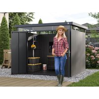 Metallgerätehaus 240×210 cm, Türhöhe: 173 cm, Dachlast: 150 kg/m², stabil, wetterfest, hochwertiges Metall-Gartenhaus für die sichere Aufbewahrung von Gartengeräten, Fahrrädern & mehr. Robuster Geräteschuppen mit langlebiger Stahlkonstruktion! Metallgerätehaus 240×210 cm, Türhöhe: 173 cm, Dachlast: 150 kg/m², stabil, wetterfest, hochwertiges Metall-Gartenhaus für die sichere Aufbewahrung von Gartengeräten, Fahrrädern & mehr. Robuster Geräteschuppen mit langlebiger Stahlkonstruktion!