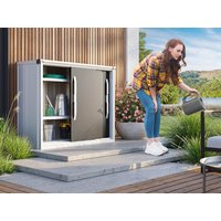 Geräteschrank Größe: 135×51 cm, Höhe: 110 cm, Dachlast: 150 kg/m2, Gartenschrank Gerätehaus Metall, Metallgerätehaus Gerätehaus Geräteschuppen Metall Geräteschrank Größe: 135×51 cm, Höhe: 110 cm, Dachlast: 150 kg/m2, Gartenschrank Gerätehaus Metall, Metallgerätehaus Gerätehaus Geräteschuppen Metall