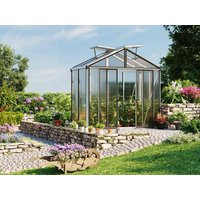 Gewächshaus HERA 2 263×138 cm, mit 16 mm Doppelstegplatten, 2 Fenster, Doppeltür, Gewächshaus Aluminium, Tomatenhaus, Gartenhaus, Treibhaus, Gewächshaus günstig, Glashaus Gewächshaus HERA 2 263×138 cm, mit 16 mm Doppelstegplatten, 2 Fenster, Doppeltür, Gewächshaus Aluminium, Tomatenhaus, Gartenhaus, Treibhaus, Gewächshaus günstig, Glashaus