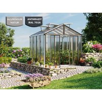 Gewächshaus HERA 4 263×263 cm, mit 16 mm Doppelstegplatten, 3 Fenster, Doppeltür, Gewächshaus Aluminium, Tomatenhaus, Gartenhaus, Treibhaus, Gewächshaus günstig, Glashaus Gewächshaus HERA 4 263×263 cm, mit 16 mm Doppelstegplatten, 3 Fenster, Doppeltür, Gewächshaus Aluminium, Tomatenhaus, Gartenhaus, Treibhaus, Gewächshaus günstig, Glashaus