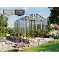 Gewächshaus HERA 6 263×388 cm, mit 16 mm Doppelstegplatten, 4 Fenster, Doppeltür, Gewächshaus Aluminium, Tomatenhaus, Gartenhaus, Treibhaus, Gewächshaus günstig, Glashaus Gewächshaus HERA 6 263×388 cm, mit 16 mm Doppelstegplatten, 4 Fenster, Doppeltür, Gewächshaus Aluminium, Tomatenhaus, Gartenhaus, Treibhaus, Gewächshaus günstig, Glashaus
