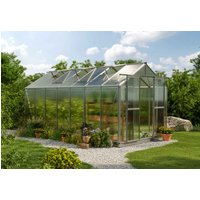 Gewächshaus 259 x 449 cm, 6 oder 8 mm, 3 Fenster, Doppeltür, Gewächshaus Aluminium, Tomatenhaus, Gartenhaus, Treibhaus, Gewächshaus günstig, Glashaus Gewächshaus 259 x 449 cm, 6 oder 8 mm, 3 Fenster, Doppeltür, Gewächshaus Aluminium, Tomatenhaus, Gartenhaus, Treibhaus, Gewächshaus günstig, Glashaus