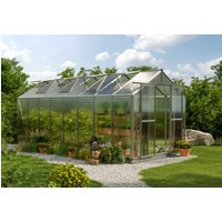 Gewächshaus 259 x 513 cm, 6 oder 8 mm, 4 Fenster, Doppeltür, Gewächshaus Aluminium, Tomatenhaus, Gartenhaus, Treibhaus, Gewächshaus günstig, Glashaus Gewächshaus 259 x 513 cm, 6 oder 8 mm, 4 Fenster, Doppeltür, Gewächshaus Aluminium, Tomatenhaus, Gartenhaus, Treibhaus, Gewächshaus günstig, Glashaus