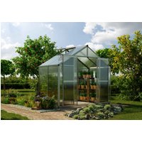 Gewächshaus 225 x 133 cm, 6 oder 8 mm, 1 Fenster, Doppeltür, Gewächshaus Aluminium, Tomatenhaus, Gartenhaus, Treibhaus, Gewächshaus günstig, Glashaus Gewächshaus 225 x 133 cm, 6 oder 8 mm, 1 Fenster, Doppeltür, Gewächshaus Aluminium, Tomatenhaus, Gartenhaus, Treibhaus, Gewächshaus günstig, Glashaus