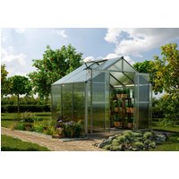 Gewächshaus 225 x 195 cm, 6 oder 8 mm, 1 Fenster, Doppeltür, Gewächshaus Aluminium, Tomatenhaus, Gartenhaus, Treibhaus, Gewächshaus günstig, Glashaus Gewächshaus 225 x 195 cm, 6 oder 8 mm, 1 Fenster, Doppeltür, Gewächshaus Aluminium, Tomatenhaus, Gartenhaus, Treibhaus, Gewächshaus günstig, Glashaus