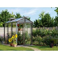 Gewächshaus URBAN GLAS 161 x 235 cm, mit 4 mm ESG-Sicherheitsglas und mit 10 mm Doppelstegplatten, 2 Fenster, Einfachtür, Gewächshaus Aluminium, Tomatenhaus, Gartenhaus, Treibhaus, gewächshaus günstig, Glashaus Gewächshaus URBAN GLAS 161 x 235 cm, mit 4 mm ESG-Sicherheitsglas und mit 10 mm Doppelstegplatten, 2 Fenster, Einfachtür, Gewächshaus Aluminium, Tomatenhaus, Gartenhaus, Treibhaus, gewächshaus günstig, Glashaus
