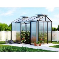 Gewächshaus COMPACT 199 x 324 cm, mit 10 oder 16 mm Doppelstegplatten, 3 Fenster, Einfachtür, Gewächshaus Aluminium, Tomatenhaus, Gartenhaus, Treibhaus, gewächshaus günstig, Glashaus Gewächshaus COMPACT 199 x 324 cm, mit 10 oder 16 mm Doppelstegplatten, 3 Fenster, Einfachtür, Gewächshaus Aluminium, Tomatenhaus, Gartenhaus, Treibhaus, gewächshaus günstig, Glashaus