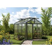 Gewächshaus 235×235 cm, 16 mm, 4 Fenster, Einfachtür, Gewächshaus Aluminium, Tomatenhaus, Gartenhaus, Treibhaus, Gewächshaus günstig, Glashaus Gewächshaus 235×235 cm, 16 mm, 4 Fenster, Einfachtür, Gewächshaus Aluminium, Tomatenhaus, Gartenhaus, Treibhaus, Gewächshaus günstig, Glashaus