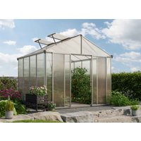 Gewächshaus 262×258 cm, 10 mm, 2 Fenster, Doppeltür, Gewächshaus Aluminium, Tomatenhaus, Gartenhaus, Treibhaus, Gewächshaus günstig, Glashaus Gewächshaus 262×258 cm, 10 mm, 2 Fenster, Doppeltür, Gewächshaus Aluminium, Tomatenhaus, Gartenhaus, Treibhaus, Gewächshaus günstig, Glashaus