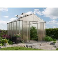Gewächshaus 262×320 cm, 10 mm, 2 Fenster, Doppeltür, Gewächshaus Aluminium, Tomatenhaus, Gartenhaus, Treibhaus, Gewächshaus günstig, Glashaus Gewächshaus 262×320 cm, 10 mm, 2 Fenster, Doppeltür, Gewächshaus Aluminium, Tomatenhaus, Gartenhaus, Treibhaus, Gewächshaus günstig, Glashaus