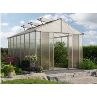 Gewächshaus 262×445 cm, 10 mm, 2 Fenster, Doppeltür, Gewächshaus Aluminium, Tomatenhaus, Gartenhaus, Treibhaus, Gewächshaus günstig, Glashaus Gewächshaus 262×445 cm, 10 mm, 2 Fenster, Doppeltür, Gewächshaus Aluminium, Tomatenhaus, Gartenhaus, Treibhaus, Gewächshaus günstig, Glashaus