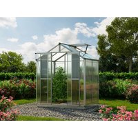 Gewächshaus 183 x 133 cm, 6 oder 8 mm, 1 Fenster, Doppeltür, Gewächshaus Aluminium, Tomatenhaus, Gartenhaus, Treibhaus, Gewächshaus günstig, Glashaus Gewächshaus 183 x 133 cm, 6 oder 8 mm, 1 Fenster, Doppeltür, Gewächshaus Aluminium, Tomatenhaus, Gartenhaus, Treibhaus, Gewächshaus günstig, Glashaus