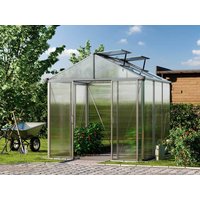 Gewächshaus 222×222 cm, 10 mm, 2 Fenster, Doppeltür, Gewächshaus Aluminium, Tomatenhaus, Gartenhaus, Treibhaus, gewächshaus günstig, Glashaus Gewächshaus 222×222 cm, 10 mm, 2 Fenster, Doppeltür, Gewächshaus Aluminium, Tomatenhaus, Gartenhaus, Treibhaus, gewächshaus günstig, Glashaus